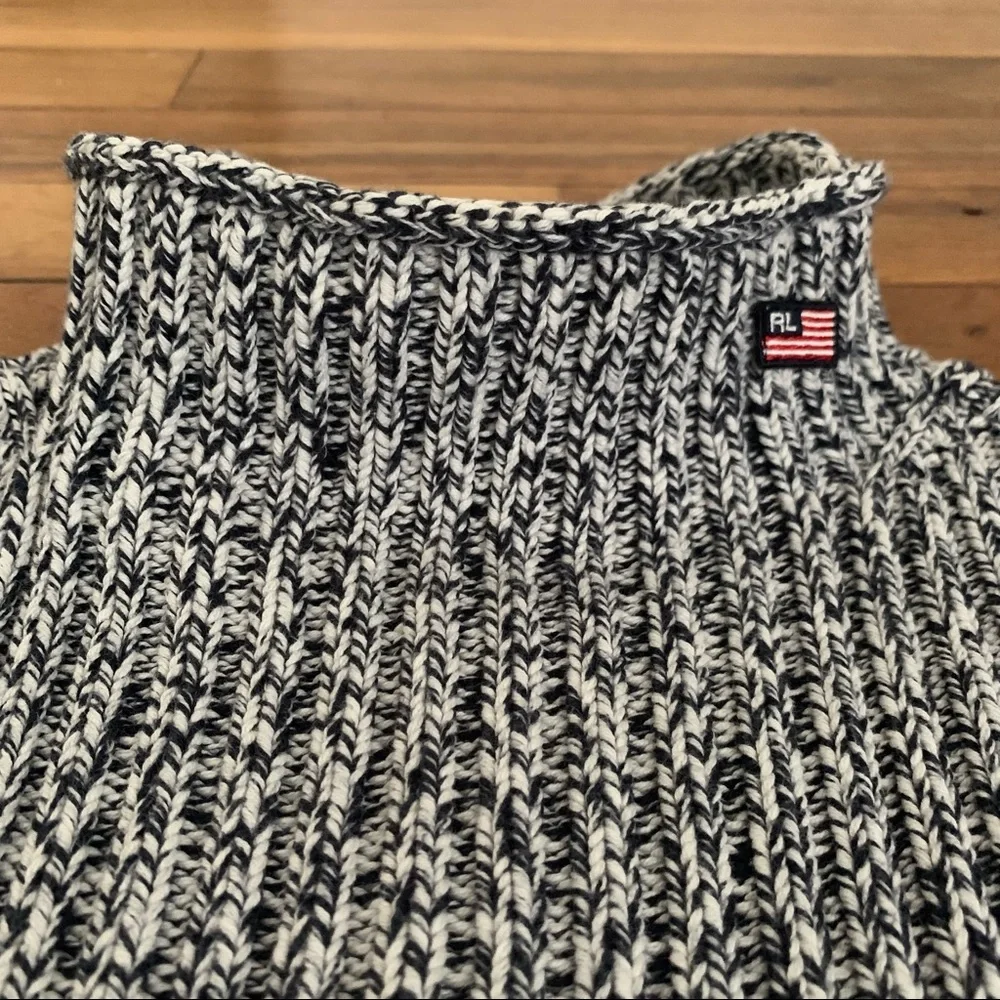 Vintage Ralph Lauren Turtleneck Ski Polo Sweater - Picture 4 of 11